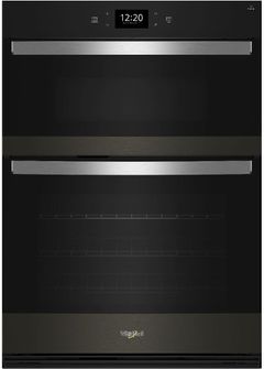 Whirlpool® 30" Black Stainless Steel Oven/Micro Combo Electric Wall Oven