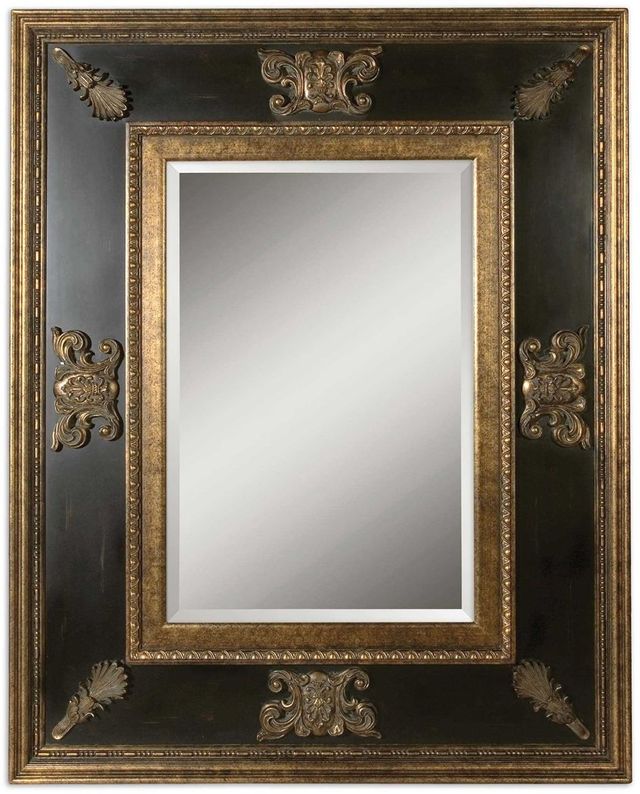 Uttermost® Cadence Antique Gold Mirror-0