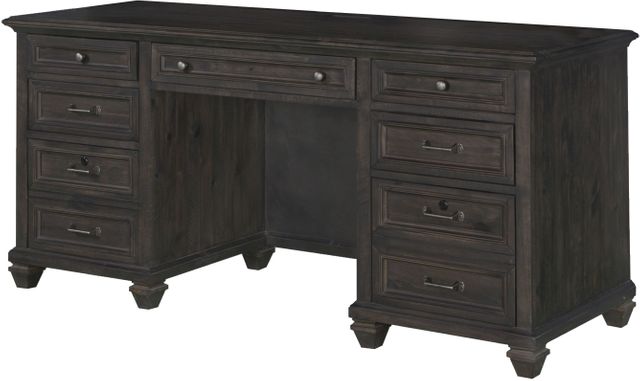 Magnussen Home® Sutton Place Weathered Charcoal Credenza-1