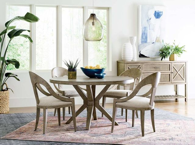 American Drew® West Fork Hardy Taupe Round Dining Table-2