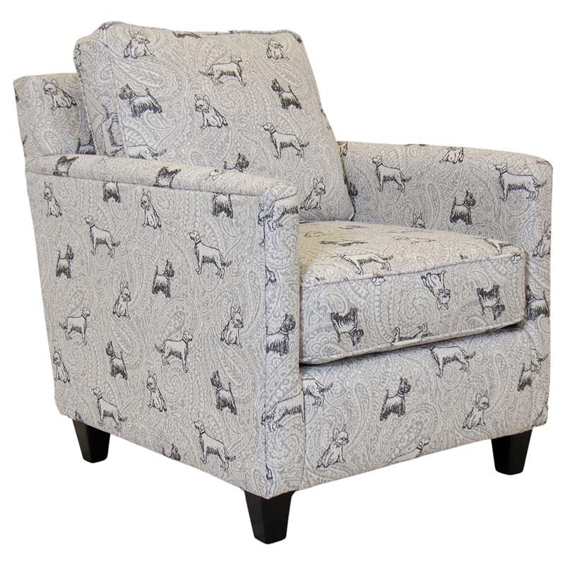 Fusion Furniture Biscuit Iron Accent Chair