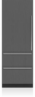 Sub-Zero® Designer Series 15.6 Cu. Ft. Panel Ready Counter Depth Bottom Freezer Refrigerator 