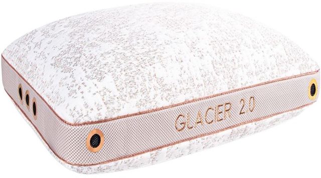 Bedgear® Glacier Performance® Shredded Latex/Polyester Fiber Blend 2.0 Medium Soft Standard Pillow-0