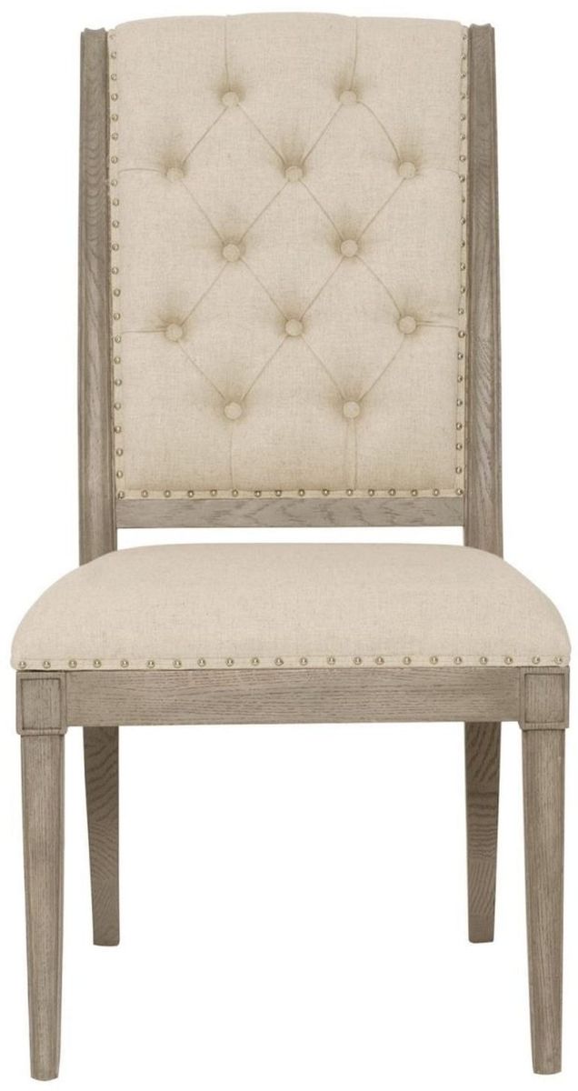 Bernhardt Marquesa Gray Cashmere Side Chair