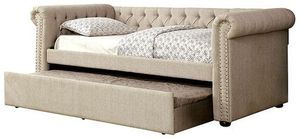 Furniture of America® Leanna Beige/Brown Twin Daybed and Trundle