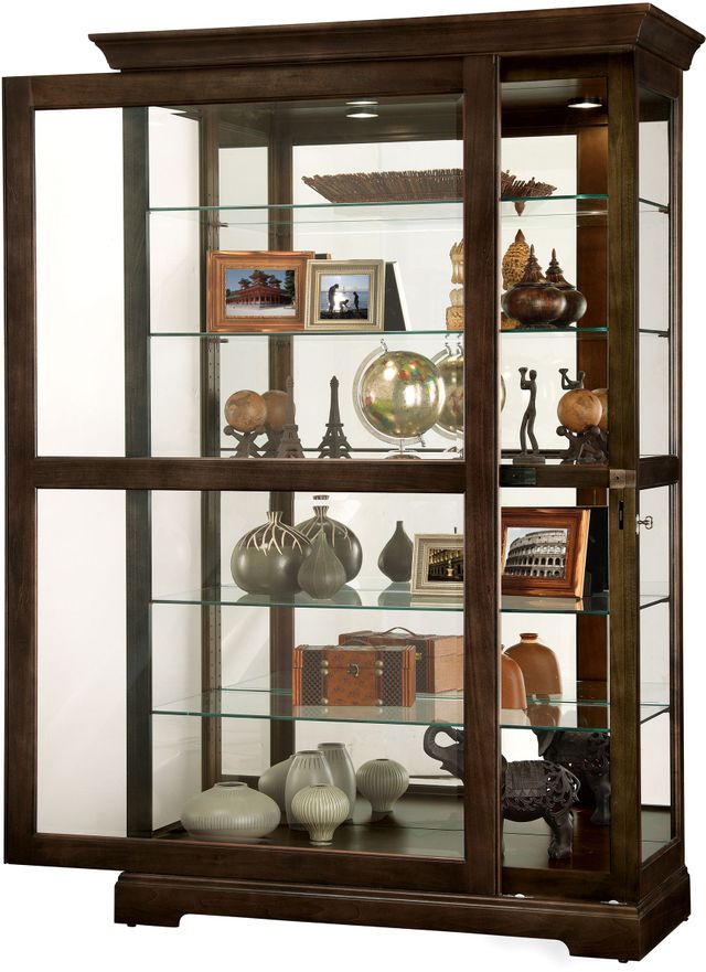Howard Miller® Kane III Espresso Curio Cabinet 1