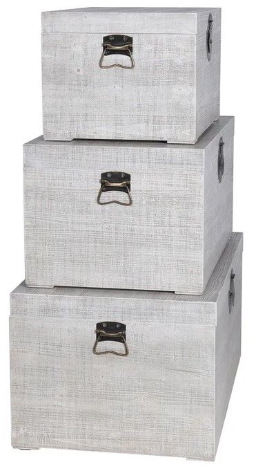 Stylecraft Dann Foley 3-Piece Gray Trunk Set | Colder's | Milwaukee Area