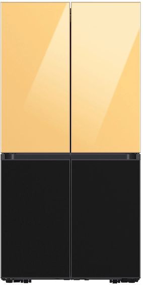 Samsung Bespoke Flex™ 18" Sunrise Yellow Glass French Door Refrigerator Top Panel 5