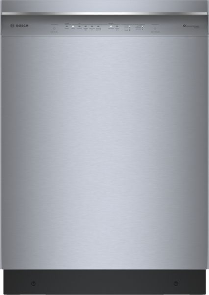 Bosch 4-piece French Door Refrigerator and Slide In Gas Range Kitchen Package-1