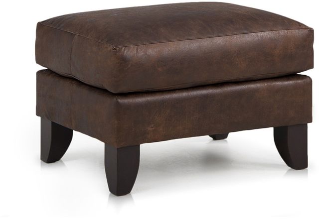 Smith Brothers 919 Collection Brown Leather Ottoman