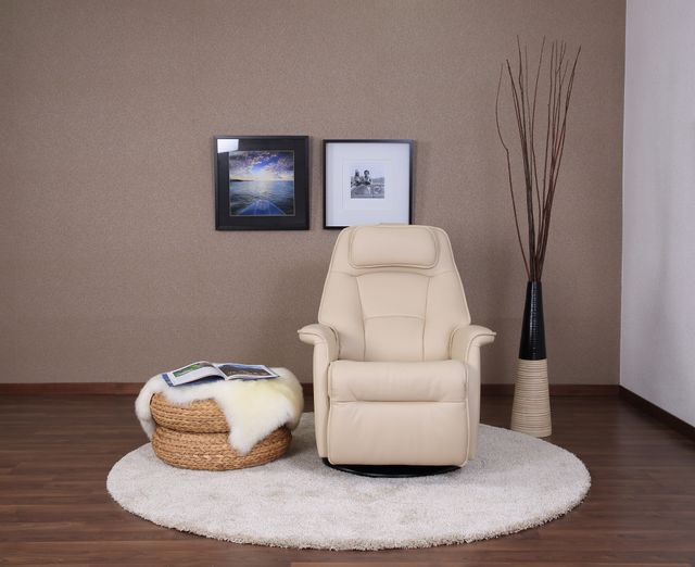 Fjords® Relax Stockholm Latte Small Dual Motion Swivel Recliner 1