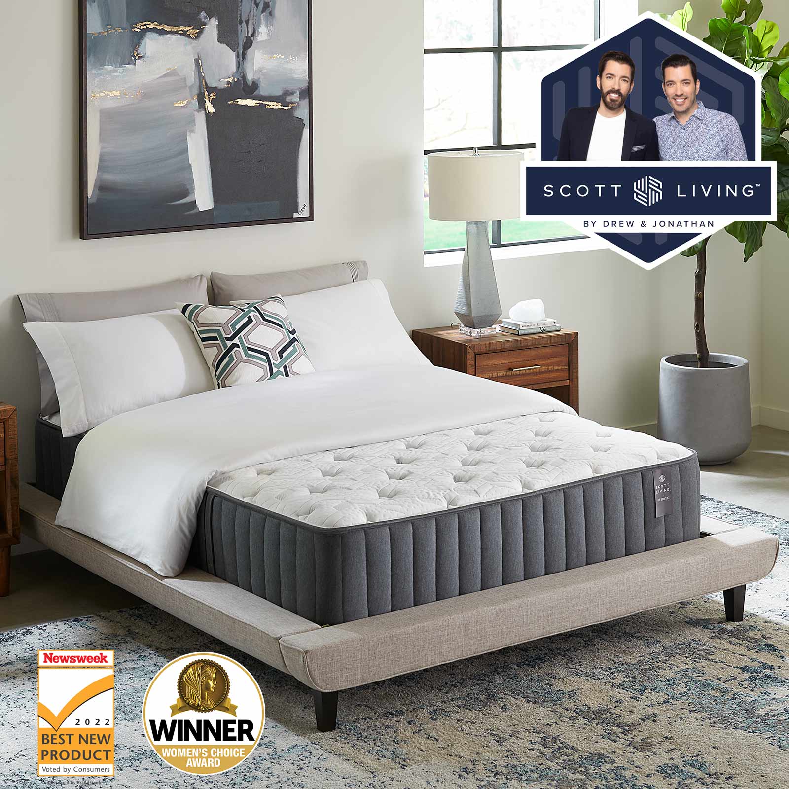 drew and jonathan scott mattress