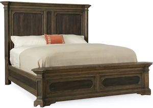 Hooker® Furniture Hill Country Timeworn Saddle Brown Woodcreek Queen Mansion Bed