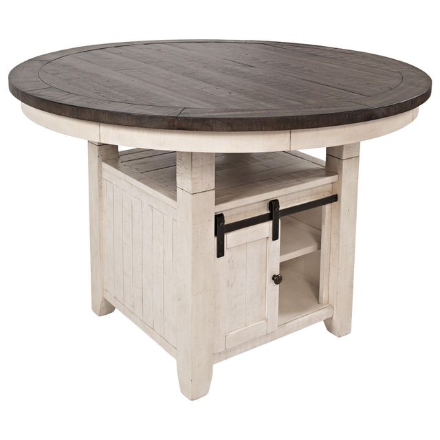 Jofran Madison County Round Counter Table & 4 Stools-3