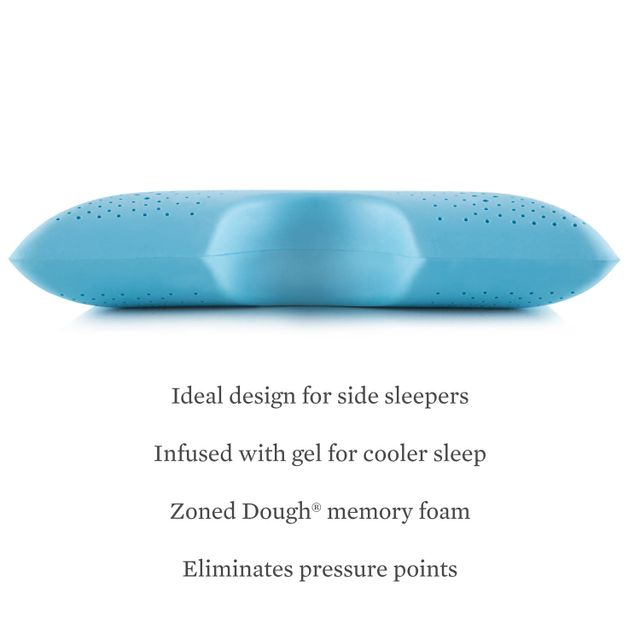 Malouf® Z™ Shoulder Zoned Gel Dough® Queen Pillow 4