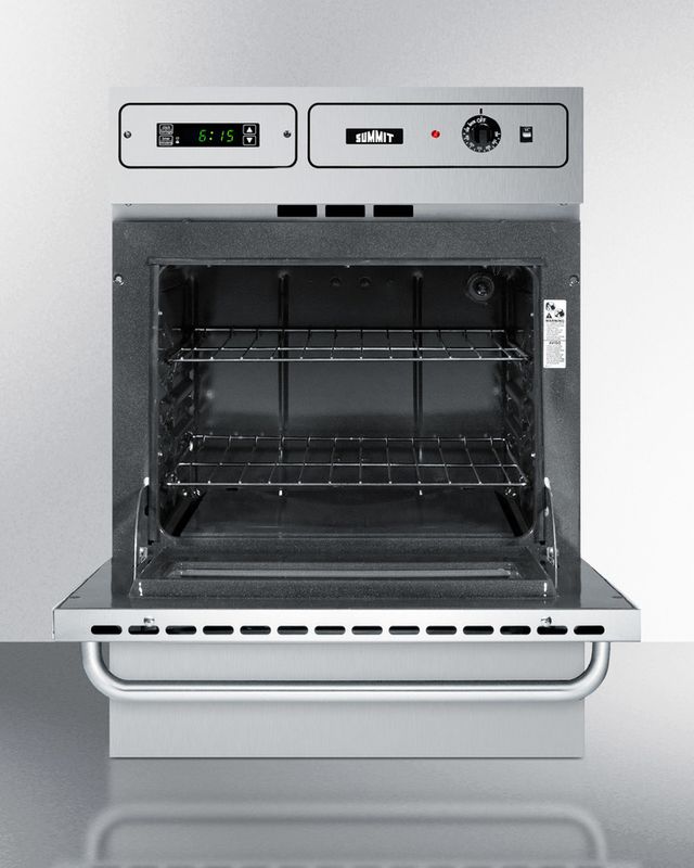 Summit® 24" Stainless Steel Gas Built In Single Oven 2