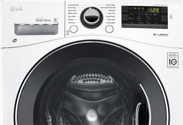 LG 2.3 Cu. Ft. White Front Load Washer 3