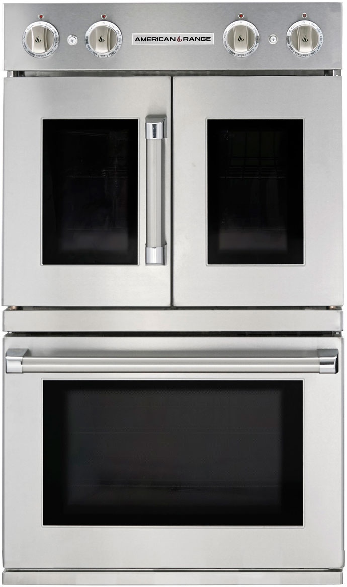 double door electric range