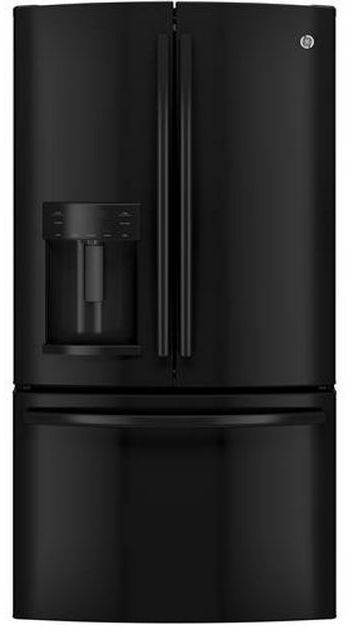 GE® 25.7 Cu. Ft. French-Door Refrigerator-Black