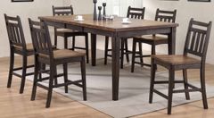 Allwood Furniture Group #119 7 Piece Rustic Dining Set