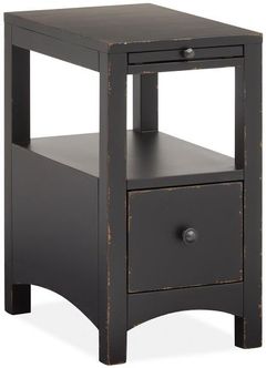 Magnussen Home® Mosaic Weathered Midnight Chairside End Table