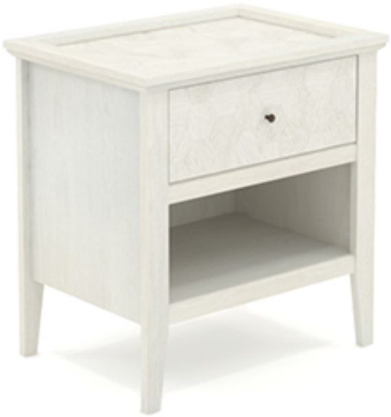 Larkin White 23 2 Drawer Nightstand