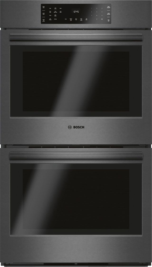 Bosch® 800 Series 30" Black Stainless Steel Built In Electric Double Oven