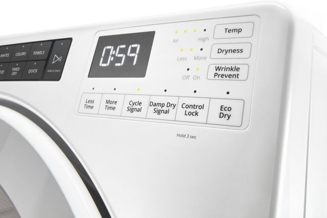 Amana® 7.4 Cu. Ft. White Front Load Electric Dryer-3