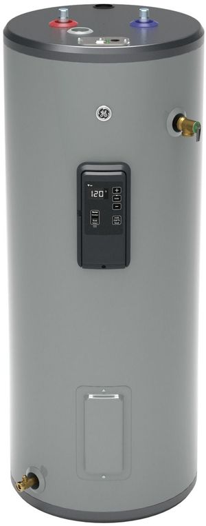 GE® 30 Gallon Diamond Gray Smart Tall Electric Water Heater