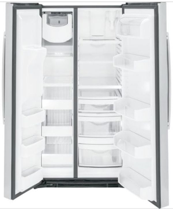 GE Profile™ 25.3 Cu. Ft. Stainless Steel Side-by-Side Refrigerator (S/D) 1