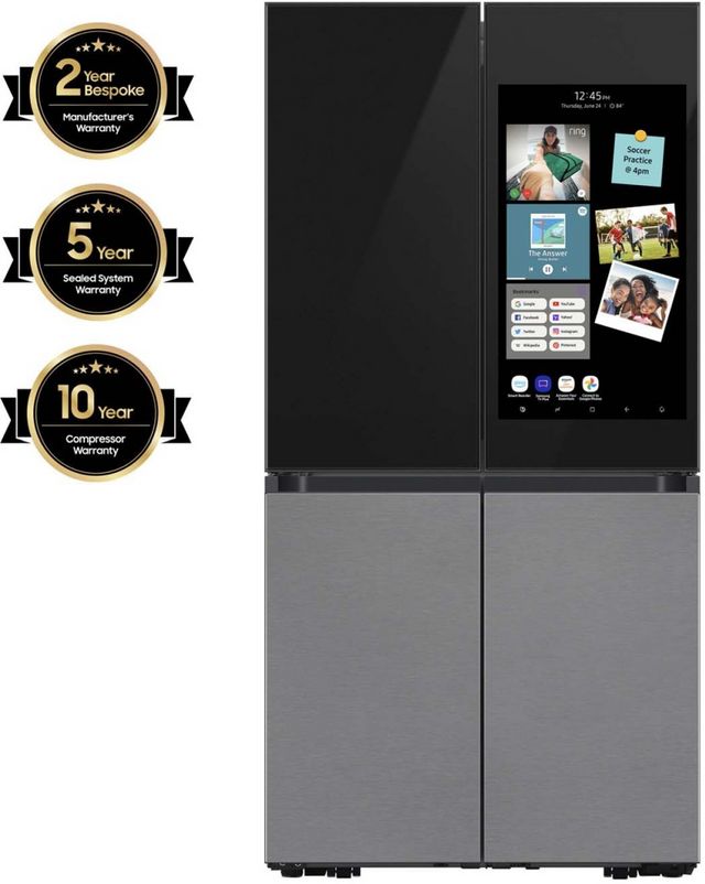 Samsung Bespoke 28.6-cu ft 4-Door Smart French Door Refrigerator