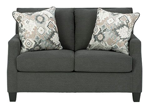 Signature Design by Ashley® Bayonne Charcoal Loveseat 1