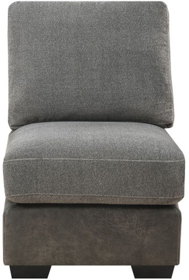 Emerald Home Berlin Gray Armless Chair-U4551-15-03 | Western Living