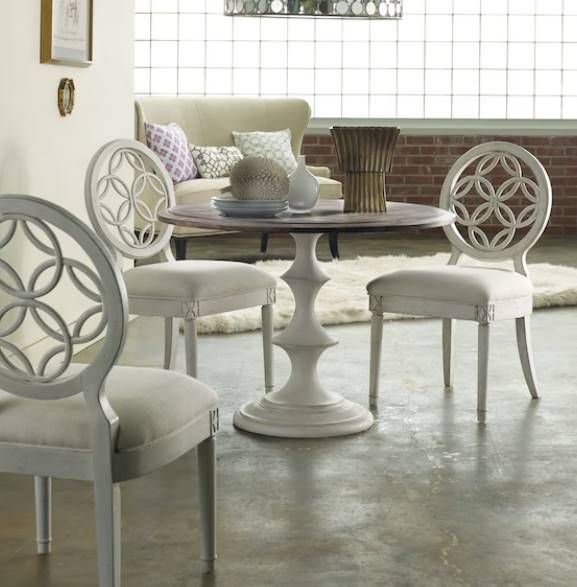 Hooker® Furniture Melange Brynlee 2-Piece Lindy Snow/White Side Chair Set 1