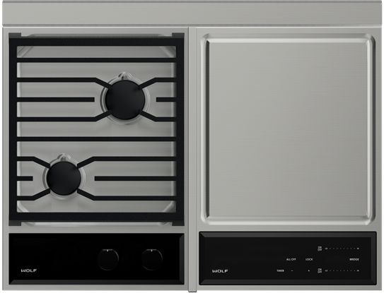 Wolf® Stainless Steel Cooktop/Module Filler Strip for Downdrafts