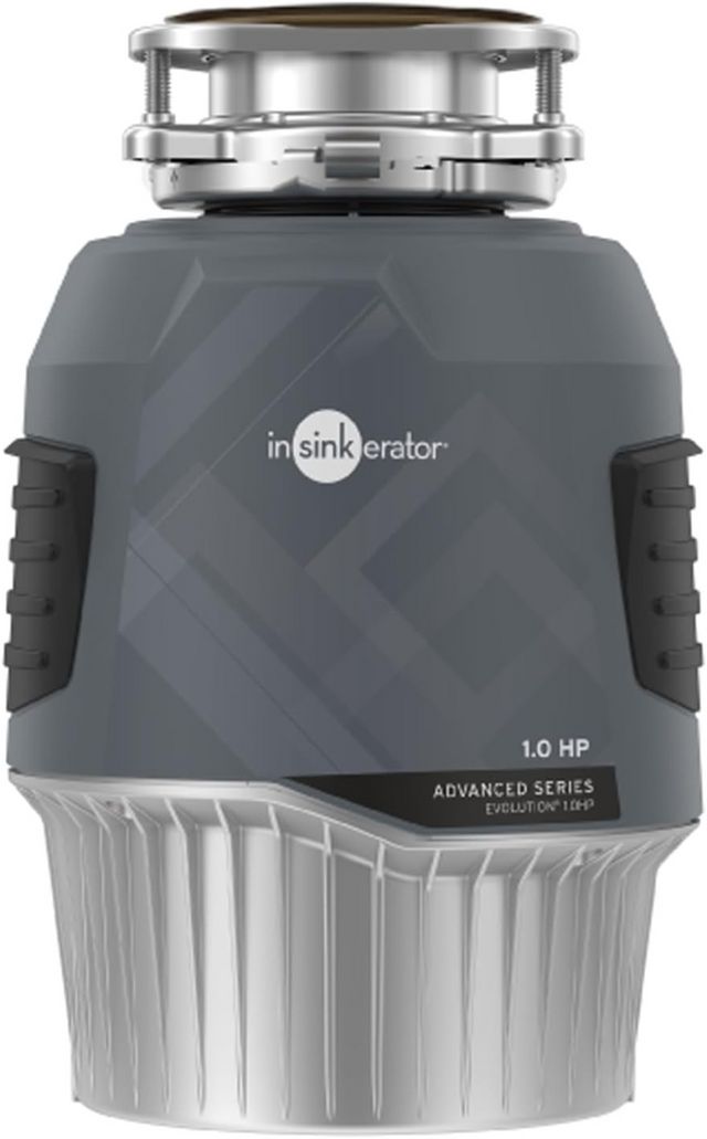 InSinkErator® Evolution® 1.0 HP Continuous Feed Gray Garbage Disposal 