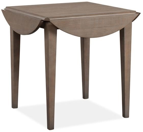 Magnussen Home® Paxton Place Dovetail Grey Drop Leaf Dining Table 3