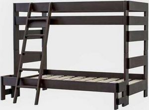 Elements International Cali Kids Brown Youth Twin/Full Bunk Bed