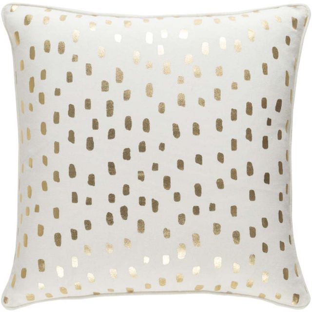 Surya Glyph Cream 18"x18" Pillow Shell with Polyester Insert-0
