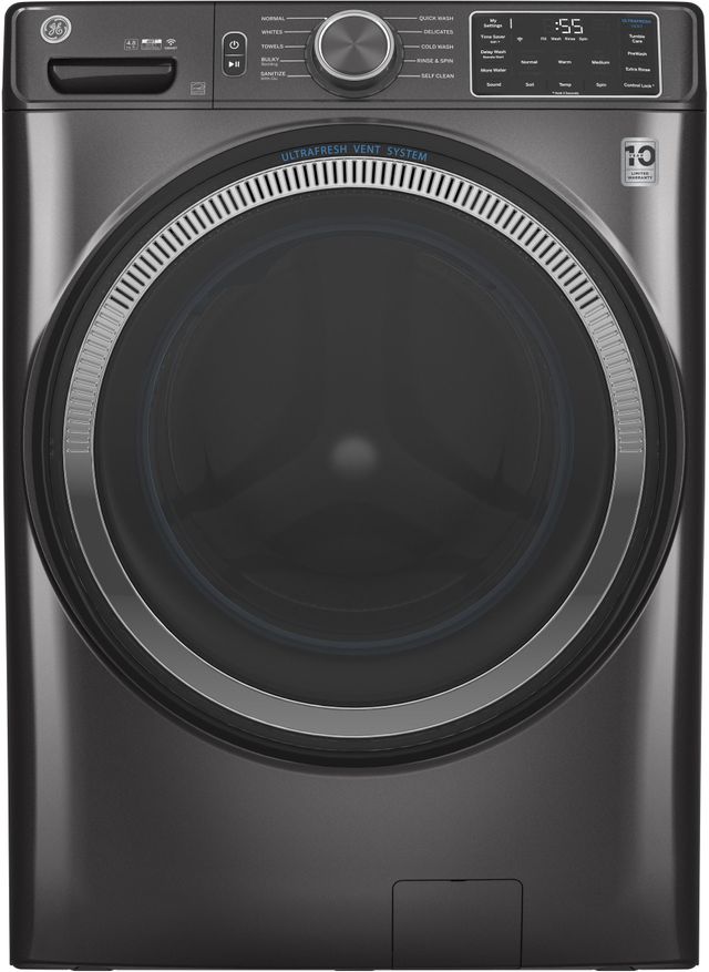 GE® 4.8 Cu. Ft. Diamond Gray Smart Front Load Washer-0