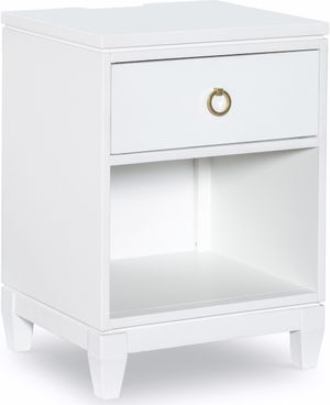 Legacy Classic Summerland White Open Nightstand