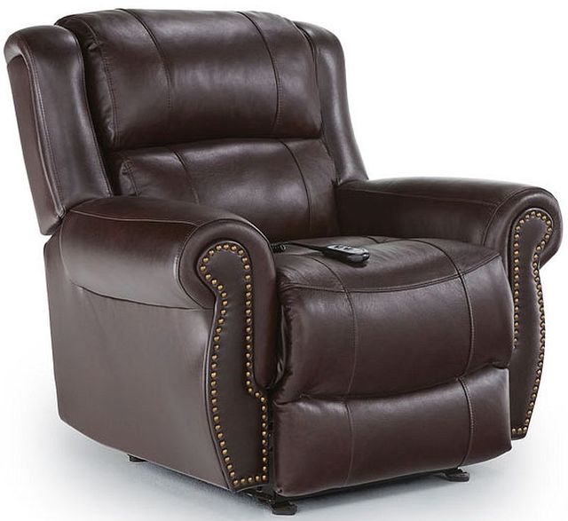 Best™ Home Furnishings Terrill Leather Power Space Saver® Recliner 0