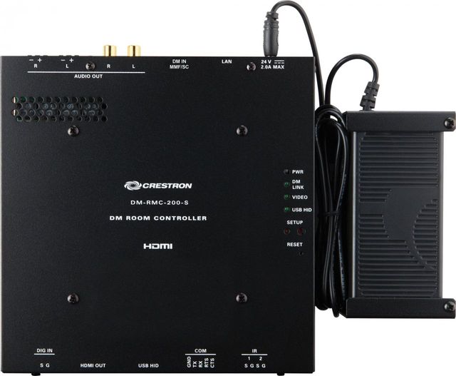 Crestron® DigitalMedia 8G™ Fiber Receiver & Room Controller 200 2