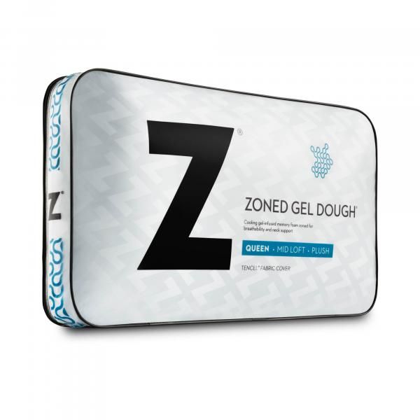 Malouf® Z Zoned Gel Dough® Mid Loft Standard Pillow 7