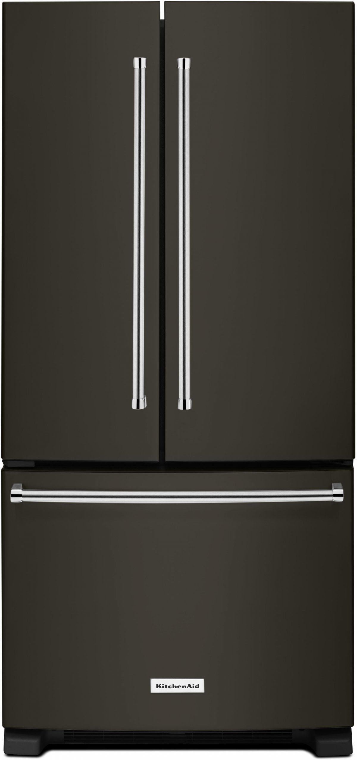 KitchenAid® 22.11 Cu. Ft. Black Stainless Steel with PrintShield™ Finish French Door Refrigerator