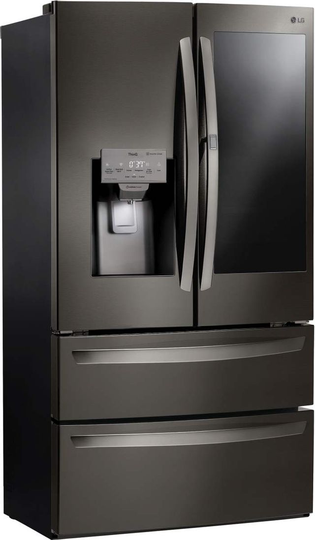 LG 27.6 Cu. Ft. PrintProof™ Black Stainless Steel French Door Refrigerator-3