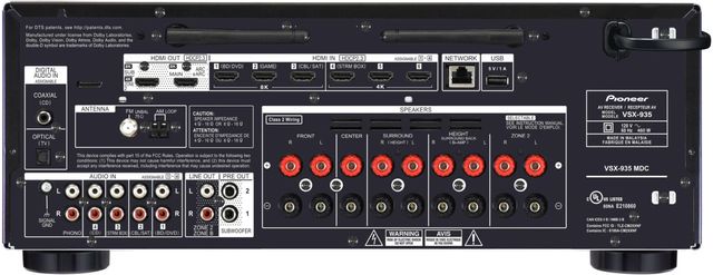 Pioneer VSX-935 7.2-Channel Network AV Receiver 3
