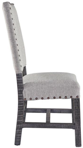 Elements International Condesa Fabric Back Side Chair 2