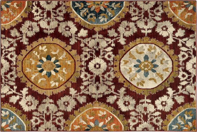 Oriental Weavers™ Sedona Multi-Color 8'x11' Rug | Fischer Furniture ...