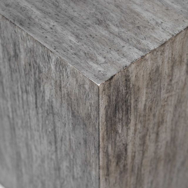 Uttermost® Kareem Metallic Gray Side Table-2